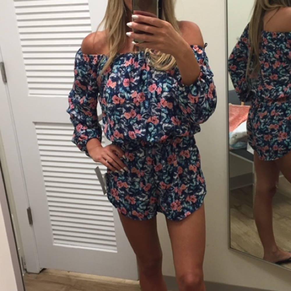 Design Lab Floral Romper